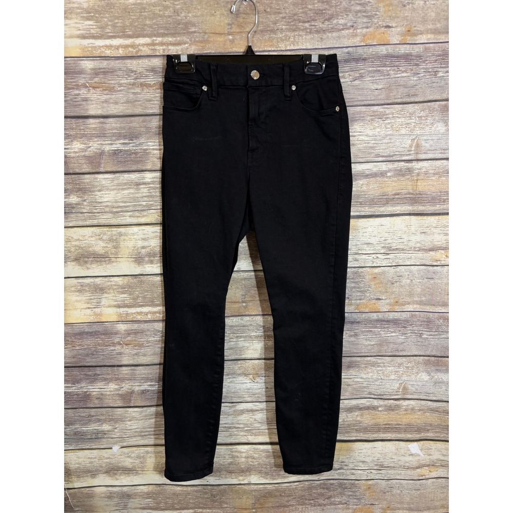 Good American Jeans Good Legs Black Skinny Jeans Women Size 4‎ 27 High Rise